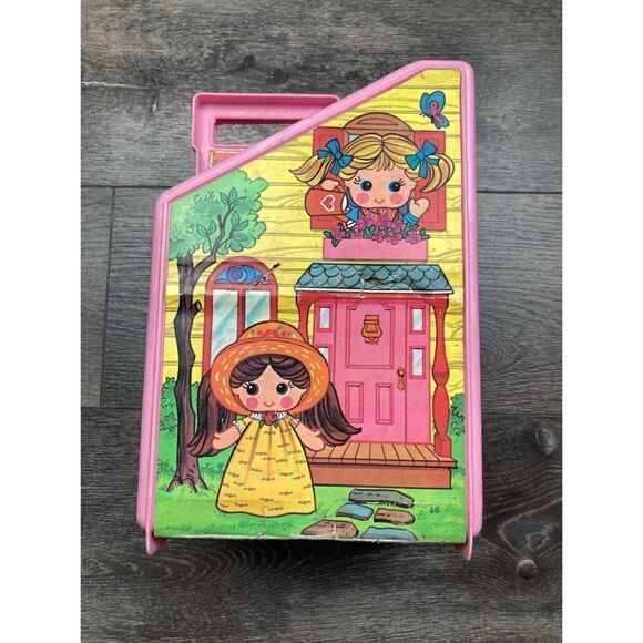 Vintage knickerbocker dolly pops pink doll house/dolls/accessories - Picture 2 of 9